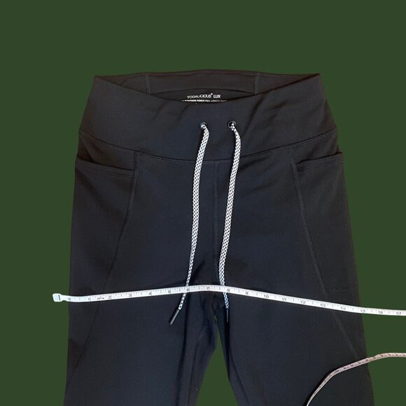 Yogalicious LUX Black High-Rise Drawstring Leggings | Women’s Size S - Picture 8 of 9
